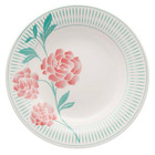 Prato Fundo De Cerâmica 22 Cm Estampa Donna Bloom 12 Unidades