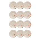 Prato Fundo De Cerâmica 22 Cm Estampa Donna Holambra 12 Unida