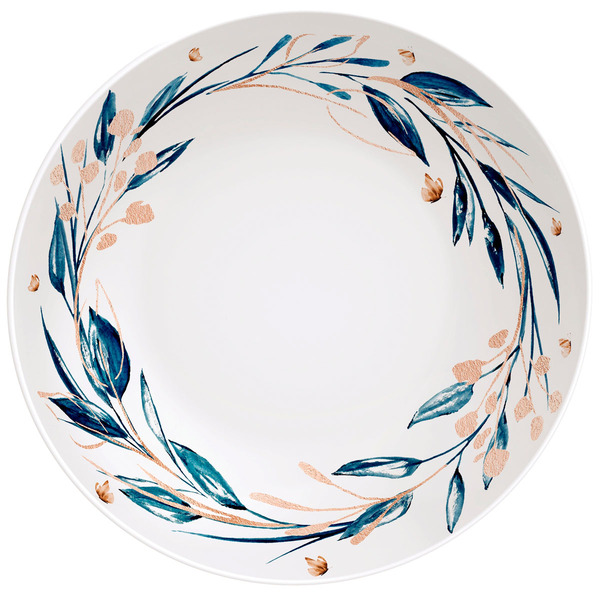 Prato Fundo De Porcelana Ana Flor 22cm 1 Un - Tramontina 9658