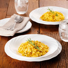 Prato Fundo De Vidro Opaline Jasmim 23,5cm 12 Unidades - Nadi