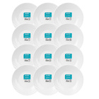 Prato Fundo De Vidro Opaline Jasmim 23,5cm 24 Unidades - Nadi