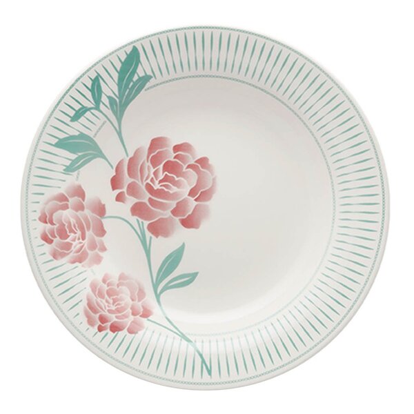 Prato Fundo Donna Bloom Oxford Cerâmica 22 Cm