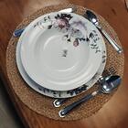 Prato Fundo Germer Redondo Em Porcelana 23cm Garden Com Estam