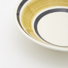 Prato fundo porcelana amarelo pintado à mão Secret de Gourmet