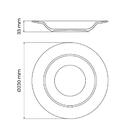 Prato Fundo Tramontina Helen Em Porcelana Decorada 23 Cm