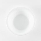 Prato fundo vidro branco opaline 18cm Duralex