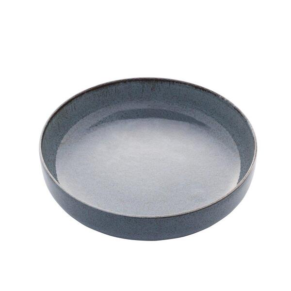 Prato Fundo Wolff Reactive De Porcelana Azul 19cm