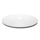 Prato Giratório 85cm De Vidro Temperado 8mm Cor Branco