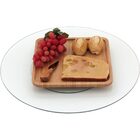 Prato Giratório Bailarina De Vidro Para Servir Café 45x2cm