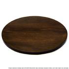 Prato Giratório Centro De Mesa Madeira Tabaco 70cm