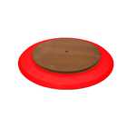 Prato Giratorio Com Espelho Sob O Tampo De 45cm - Vermelha