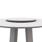 Prato Giratório Com Tampo De Vidro Para Mesa De Jantar 71cm 1