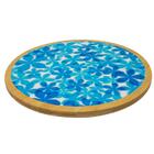 Prato Giratório De Bambu 35cm Blue Garden-casambiente Eco133