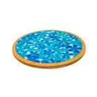 Prato Giratório De Bambu 35cm Blue Garden-casambiente Eco133