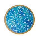 Prato Giratório De Bambu 35cm Blue Garden-casambiente Eco133