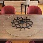 Prato Giratório De Mesa 100 Cm Em Vidro Temperado 8mm - Cor P