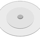 Prato Giratório De Mesa 100 Cm Incolor Em Vidro Temperado 8mm