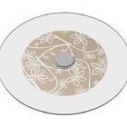 Prato Giratório De Mesa 70 Cm Em Vidro Temperado 8mm - Cor Fe