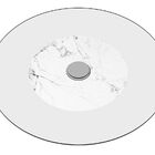 Prato Giratório De Mesa 80 Cm Em Vidro Temperado 8mm - Cor Ca