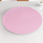 Prato Giratório De Mesa 90 Cm Mdf - Cor Rosa
