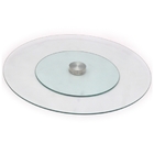 Prato Giratório De Vidro Temperado Incolor 50 Cm