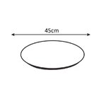 Prato Giratório Esmeralda 45cm Branco