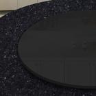 Prato Giratório Laqueado De Mesa 40 Cm Preto