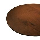 Prato Giratorio Madeira De Mesa 40 Cm Castanho