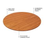 Prato Giratorio Madeira De Mesa 50 Cm Freijó