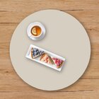 Prato Giratório Para Mesa 60cm Off White