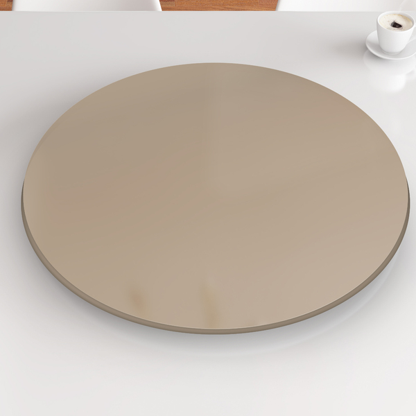 Prato Giratório Para Mesa De Jantar 70 Cm Mdf Fendi