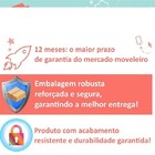 Prato Giratório Para Mesa De Jantar 80 Cm Mdf Vermelha