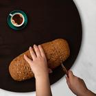 Prato Giratório Para Servir Na Mesa De Jantar Laminado 90 Cm