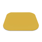 Prato Giratório Tampo Tábua Para Mesa 50 Cm - Amarelo Laca