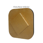 Prato Giratório Tampo Tábua Para Mesa 60 Cm - Preto Laca