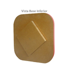 Prato Giratório Tampo Tábua Para Mesa 80 Cm - Coral / Salmão