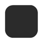 Prato Giratório Tampo Tábua Para Mesa 80 Cm - Preto Laca