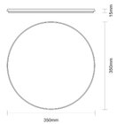 Prato Giratório Tramontina Provence Em Mogno Africano 35 Cm T