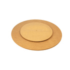 Prato Giratório Utilidade Para Servir Na Mesa 50 Cm -mdf Cru