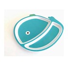 Prato Infantil De Bambu Ecológico Baleia Azul - Giro Baby