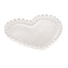 Prato Lyor Coração De Sobremesa De Cristal 18cm X 15,5cm