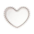 Prato Lyor Coração De Sobremesa De Cristal 18cm X 15,5cm