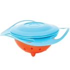 Prato Magico Infantil Giro Bowl Giratorio 360 Bebê Buba - Azul