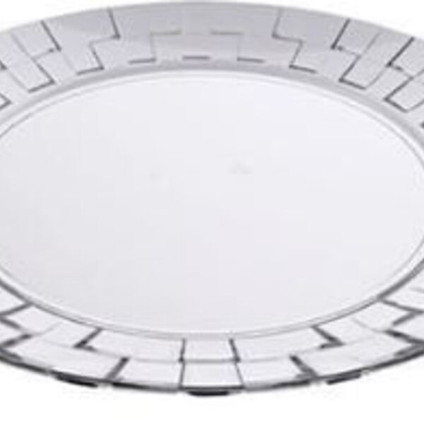 Prato Médio 19.2 Cm - Transparente - 403042002 - Crippa