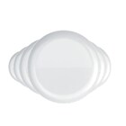 Prato Opaline Duralex Blanc Raso 27cm Nadir