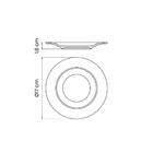 Prato Pão Tramontina Elena Hs Em Porcelana 17 Cm