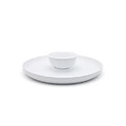 Prato Para Aperitivo Em Cerâmica Le Creuset 34cm Branco