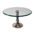 Prato Para Bolo Com Haste Em Ceramica