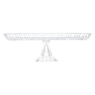 Prato Para Bolo Com Pé De Cristal De Chumbo Janine 29 5 X 19