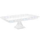 Prato Para Bolo Com Pé De Cristal De Chumbo Janine 29 5 X 19